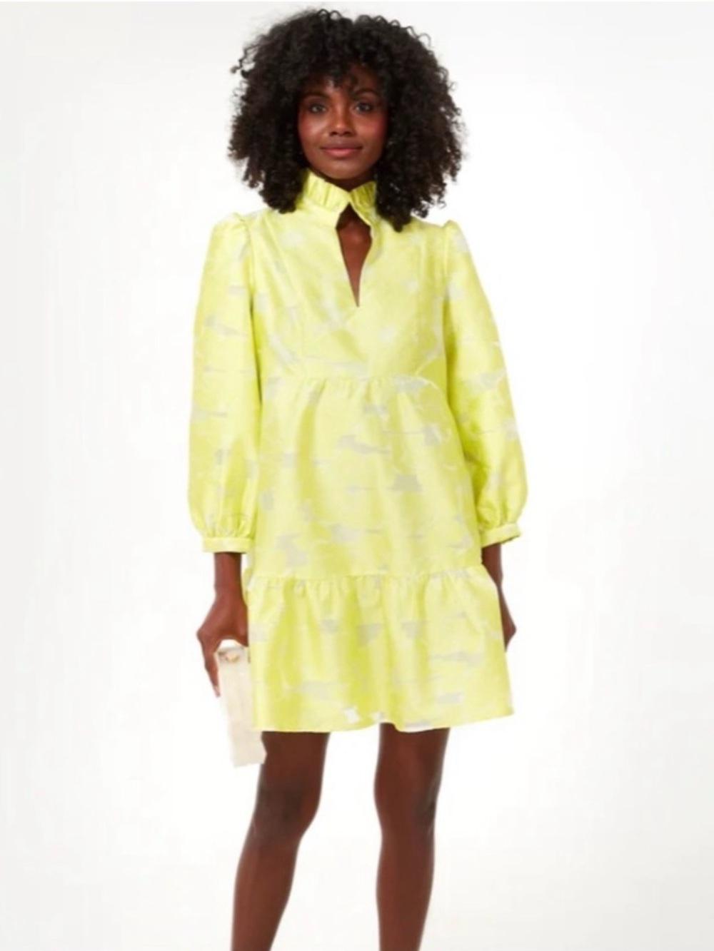 TUCKERNUCK Citron Fil Coupe Palmerston Dress Large New